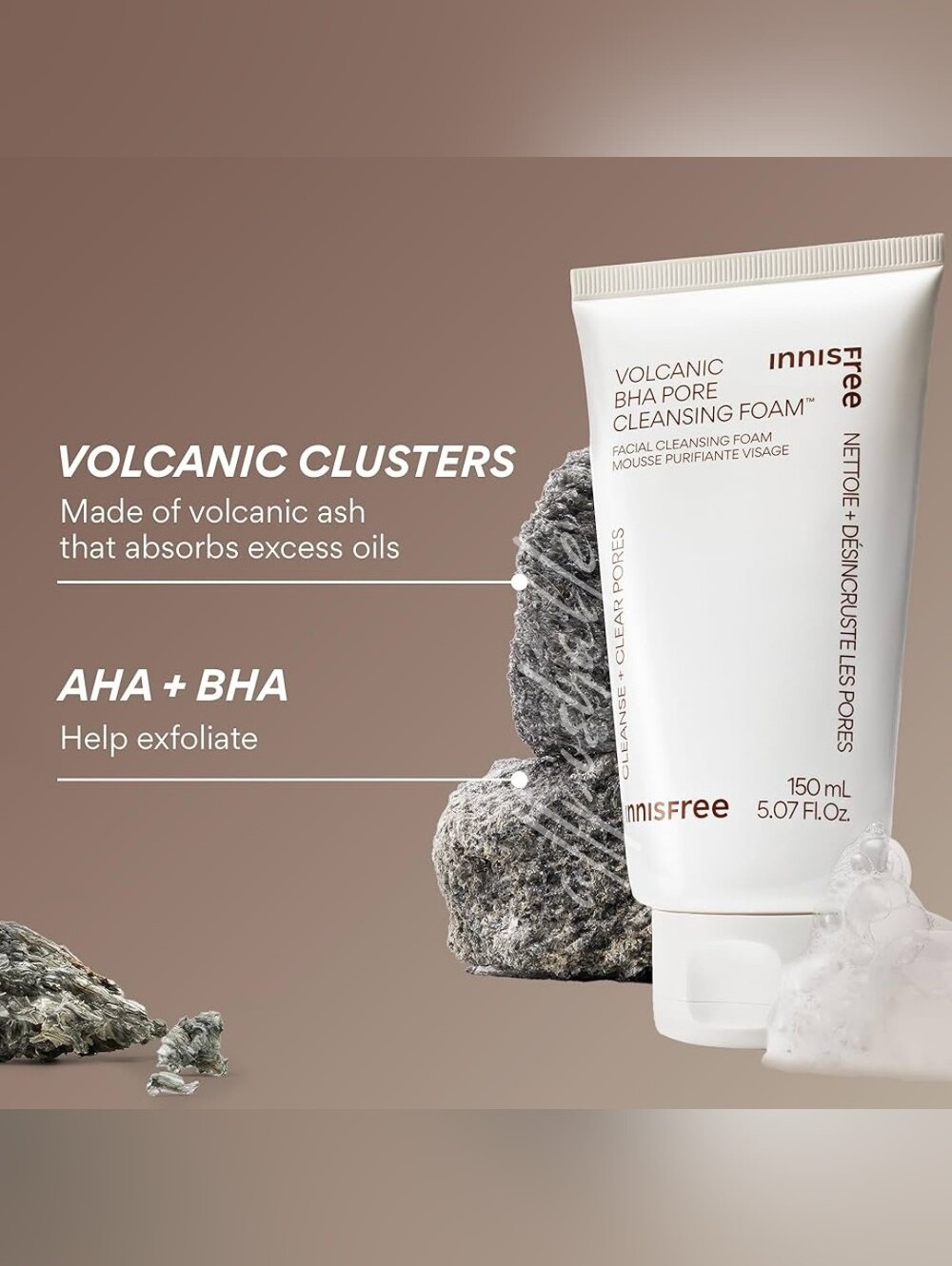 ⭐️$7 Add-on⭐️ Innisfree Volcanic BHA Pore Cleansing Foam
